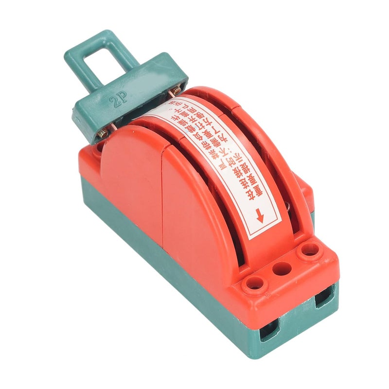 Srliya 2 Pole Knife Switch Double Throw Disconnect Switch Electrical Load Switch with Fastening Rings 220V 380V (32A) - Image 3